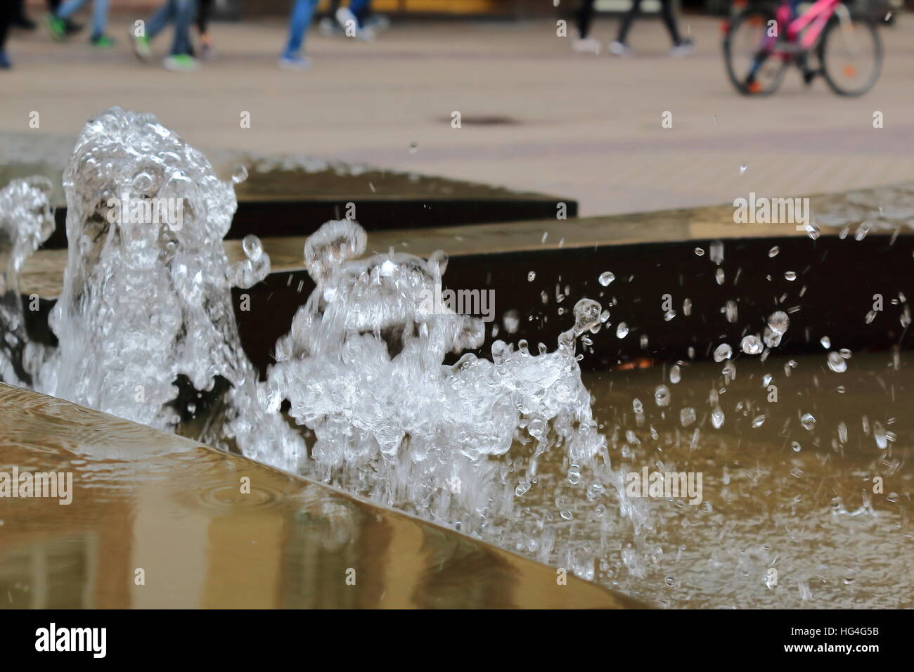 Fountain in the city Stock Photo - Alamy