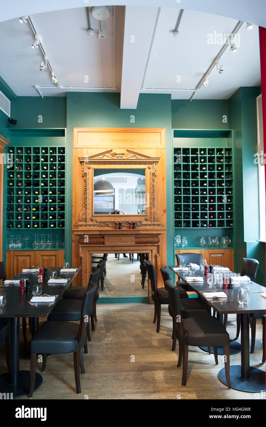 A private dining room at Brigade Bar and Bistro in London Tooley Street Stock Photo