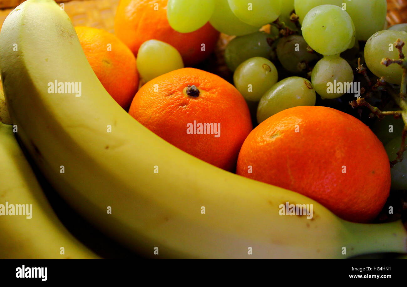 Many fruits Stock Photo