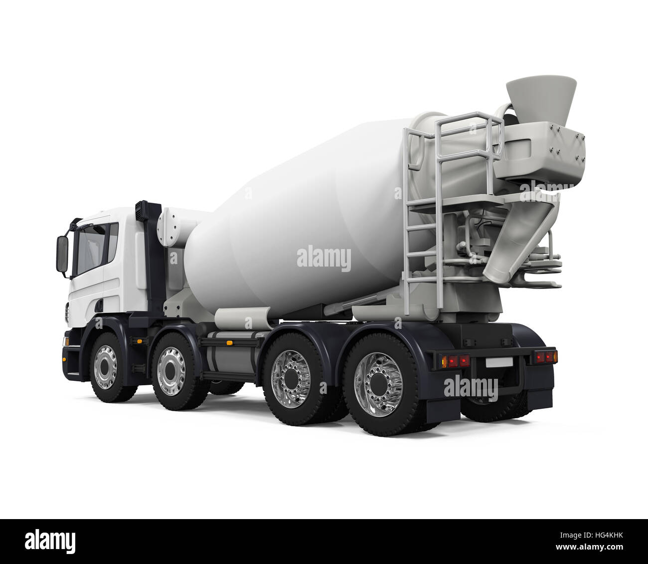 Concrete Mixer Truck Stock Photo Alamy