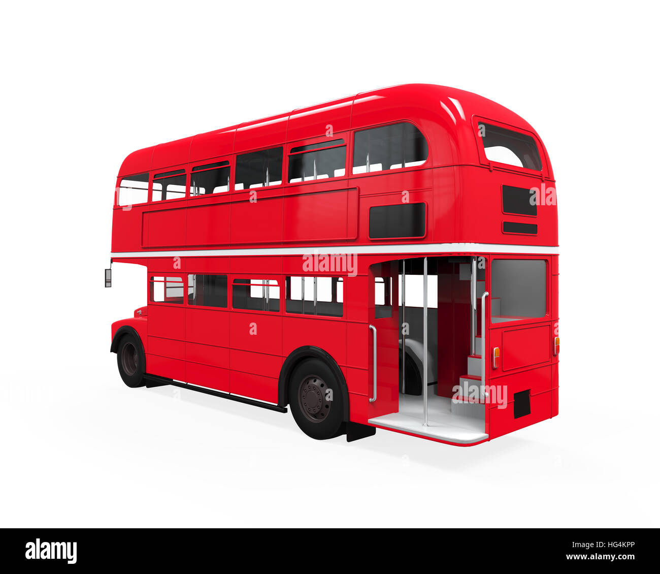 Double Decker Bus Stock Photo