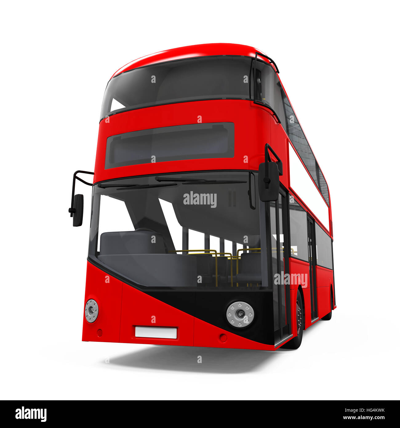 Double Decker Bus Stock Photo