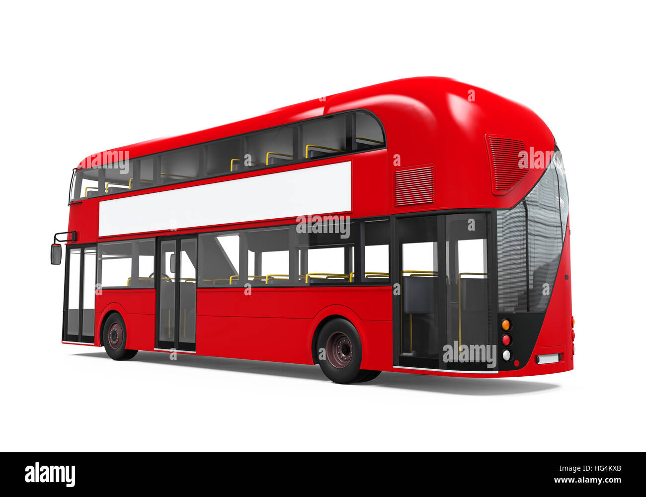 Double Decker Bus Stock Photo