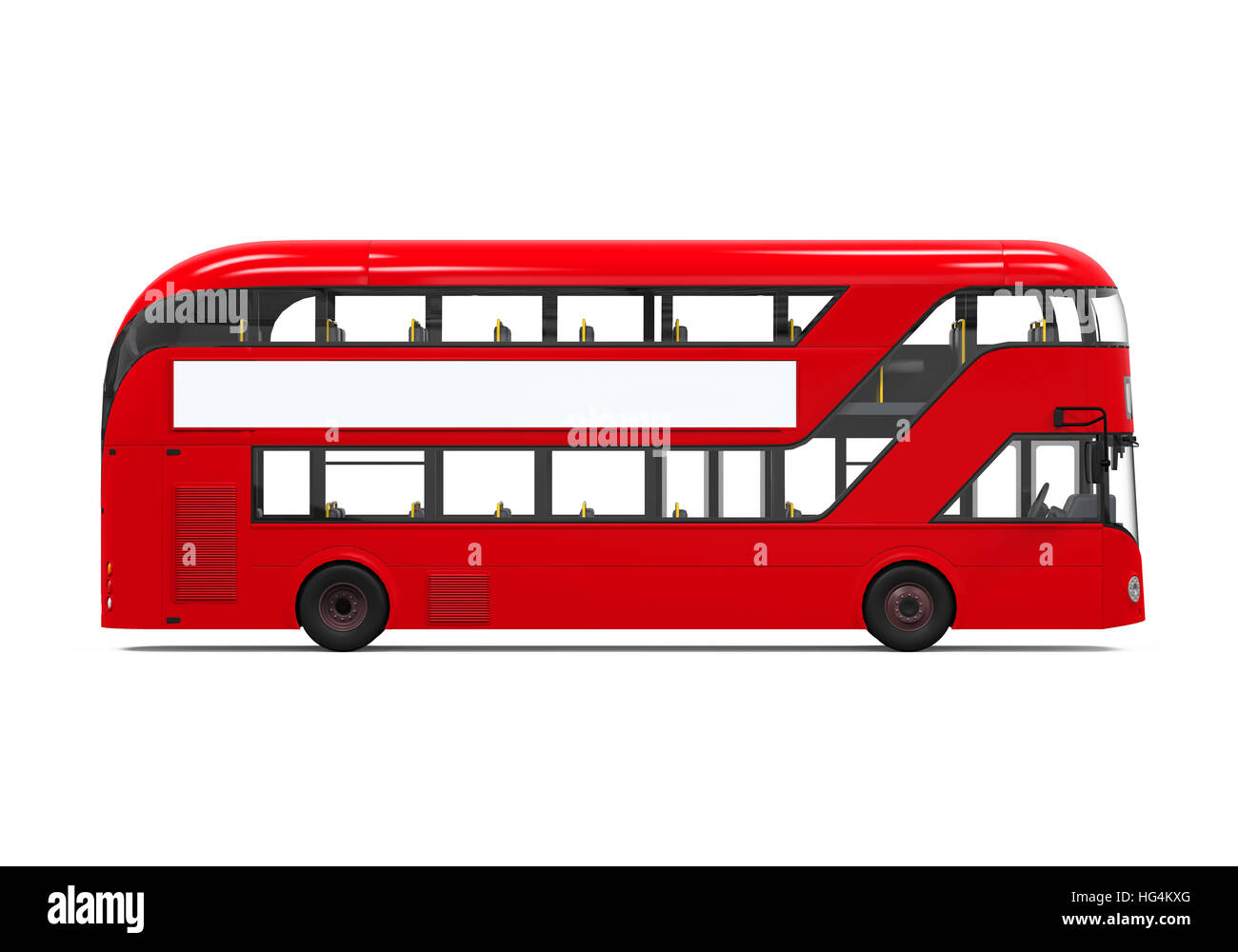 Double Decker Bus Stock Photo