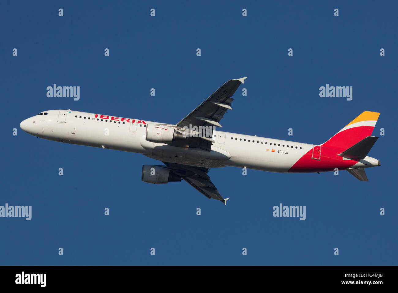 Iberia Airbus A321 Stock Photo