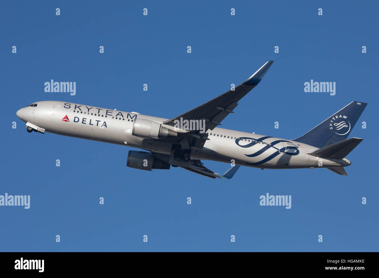 Delta Airlines Boeing 767 Stock Photo