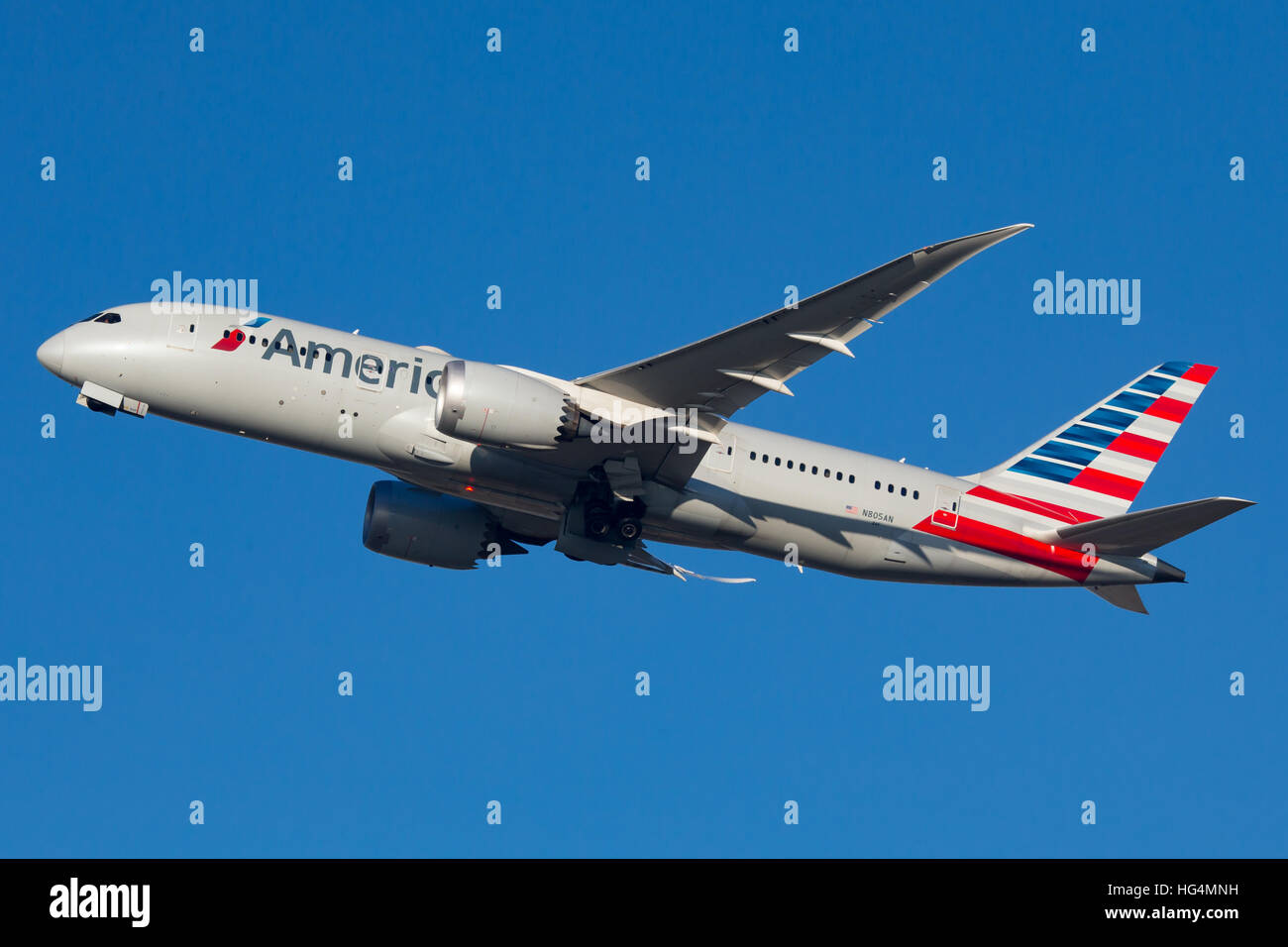 American Airlines Boeing 787 Dreamliner Stock Photo