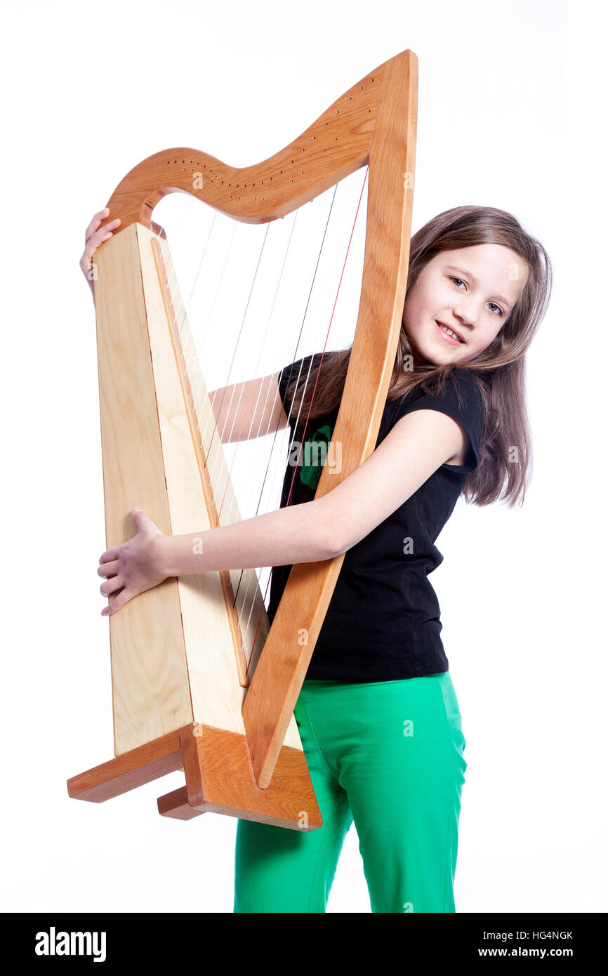 Child Playing Harp Stock Photos & Child Playing Harp Stock Images Alamy