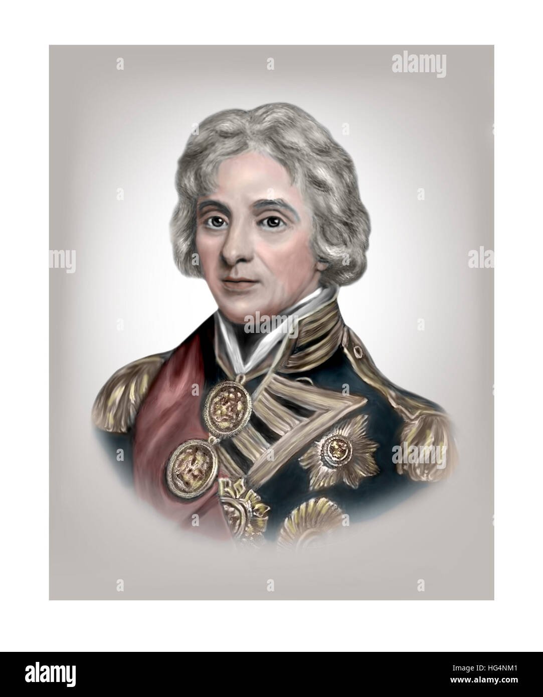 Horatio Nelson, 1758-1805, Admiral Lord Nelson Stock Photo