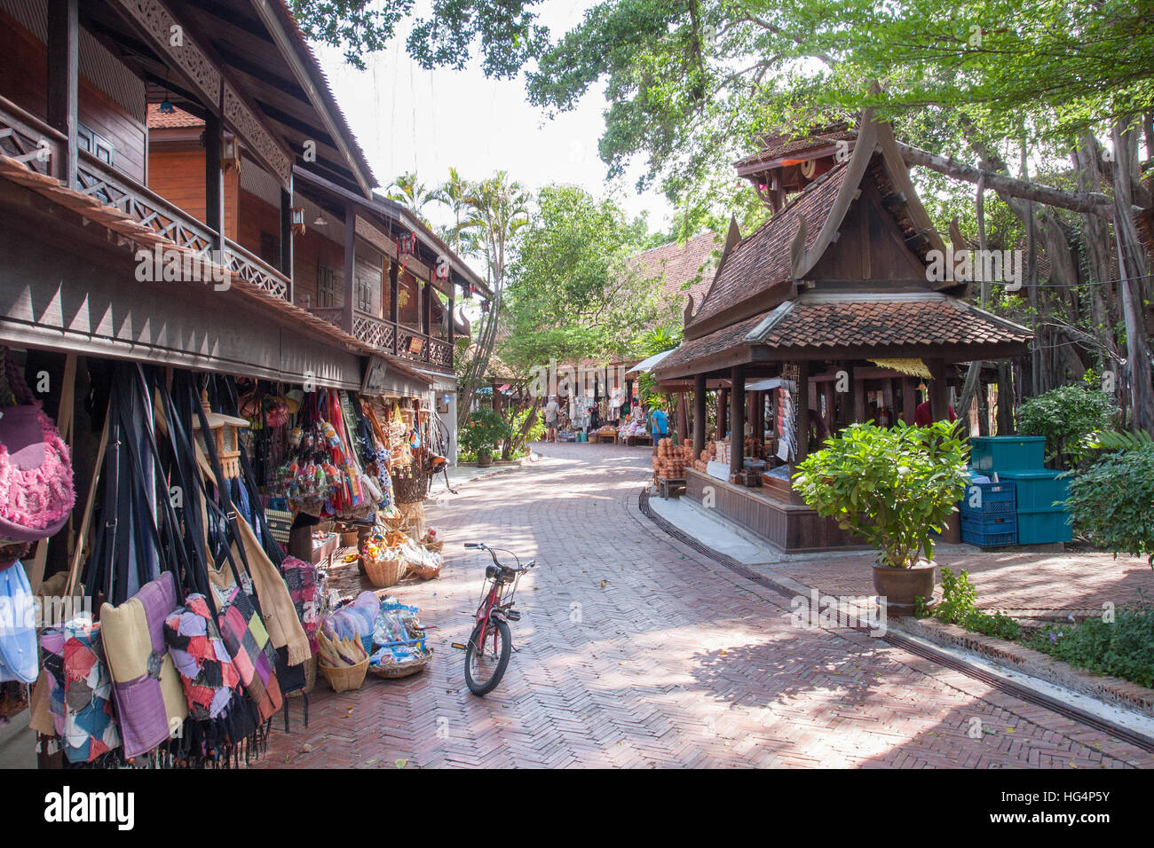 Thai house style, Thailand Stock Photo