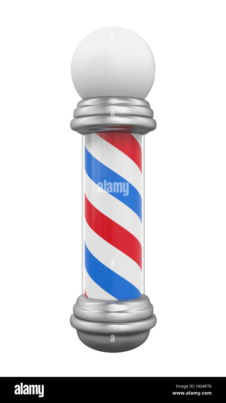 Barbershop pole Cut Out Stock Images & Pictures - Alamy