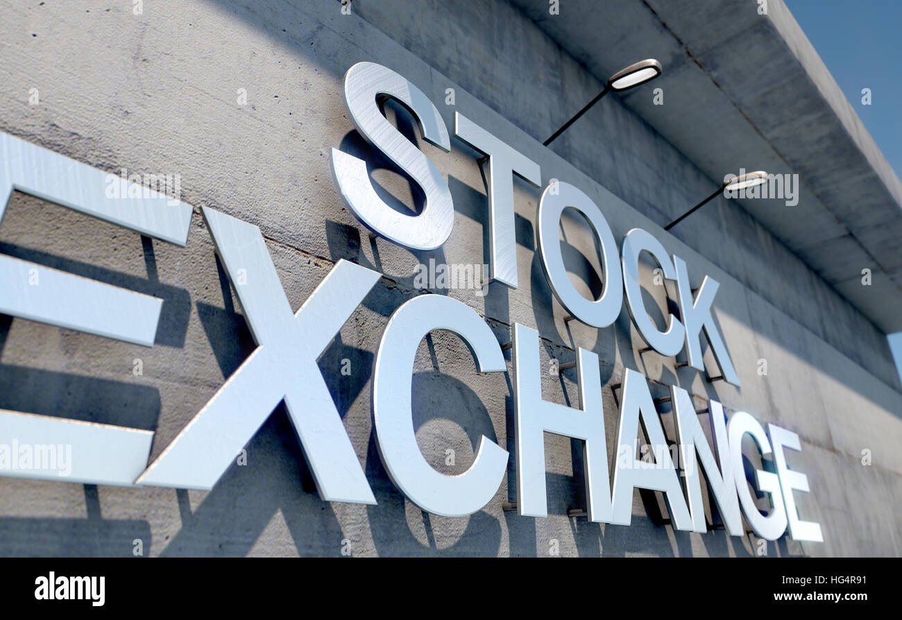 A 3D render of laser cut signage above the entrance to a modern generic