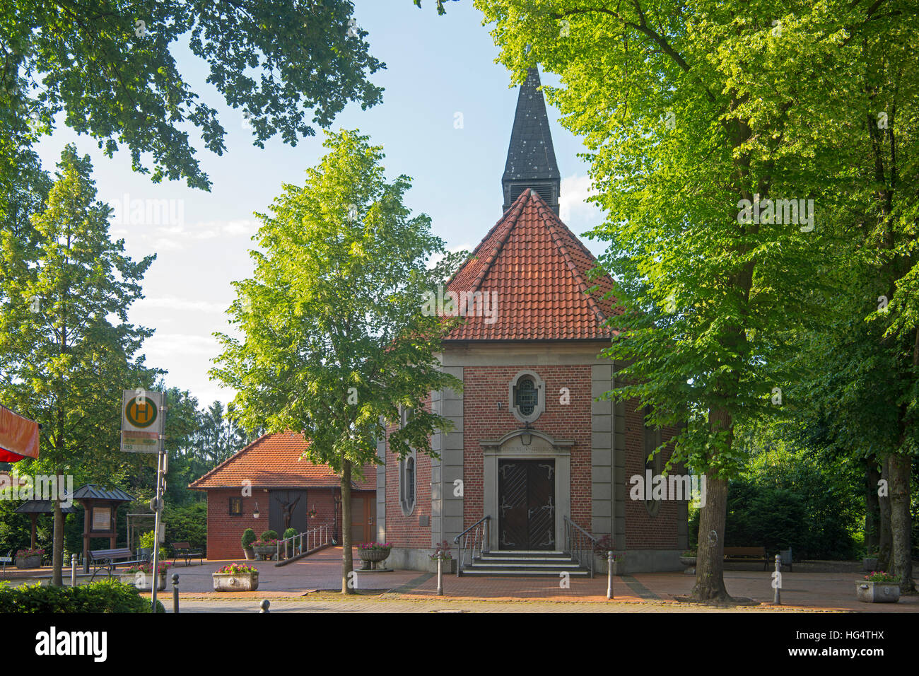 Deutschland, Nordrhein-Westfalen, Kreis Borken, Heek-Ahle, Ahler Kapelle Stock Photo