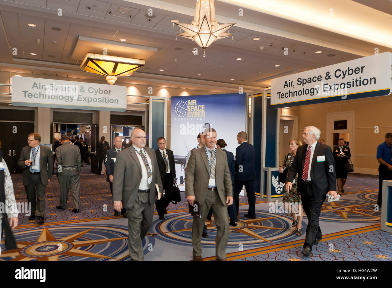 Air Space & Cyber Technology Expo Washington, DC USA Stock Photo Alamy