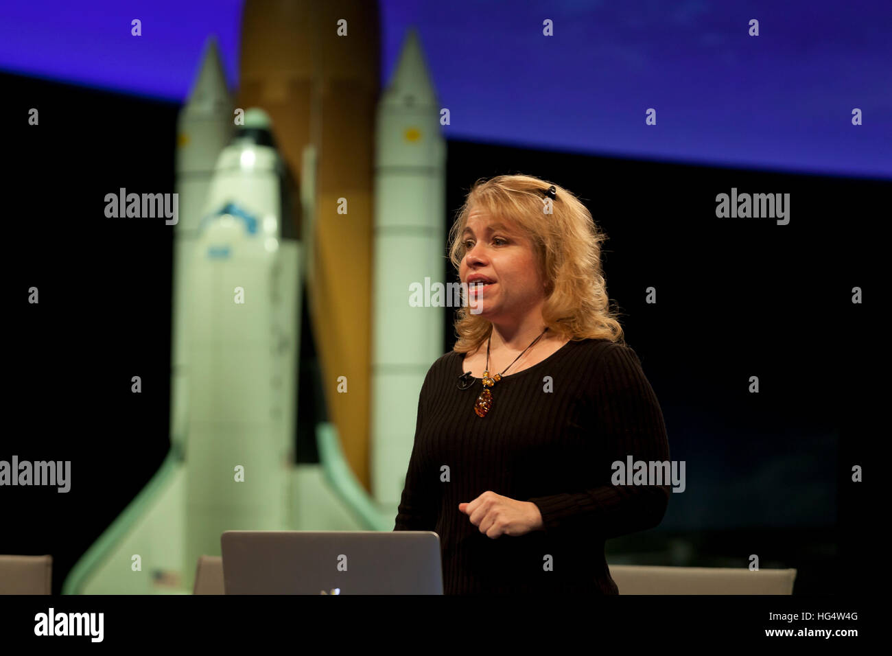 Barbara Thompson, solar scientist at NASA’s Goddard Space Flight Center - Washington, DC USA Stock Photo