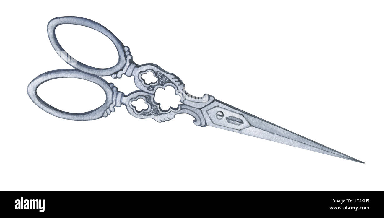 Sketch of scissors Stock Vector by ©samakarov@mail.ru 103539784