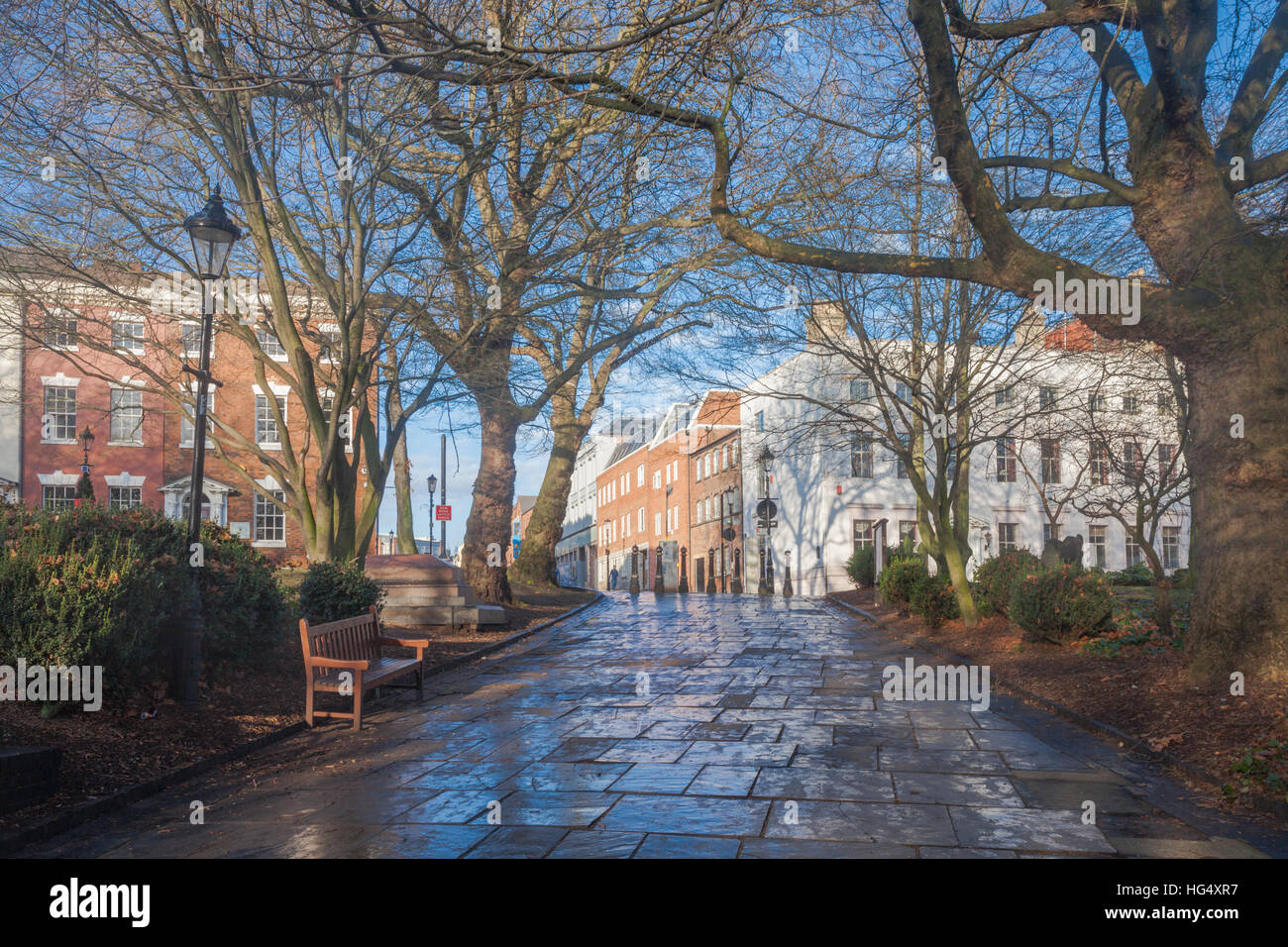 Buildings on St Paul's Square, Birmingham UK Stock Photo Alamy
