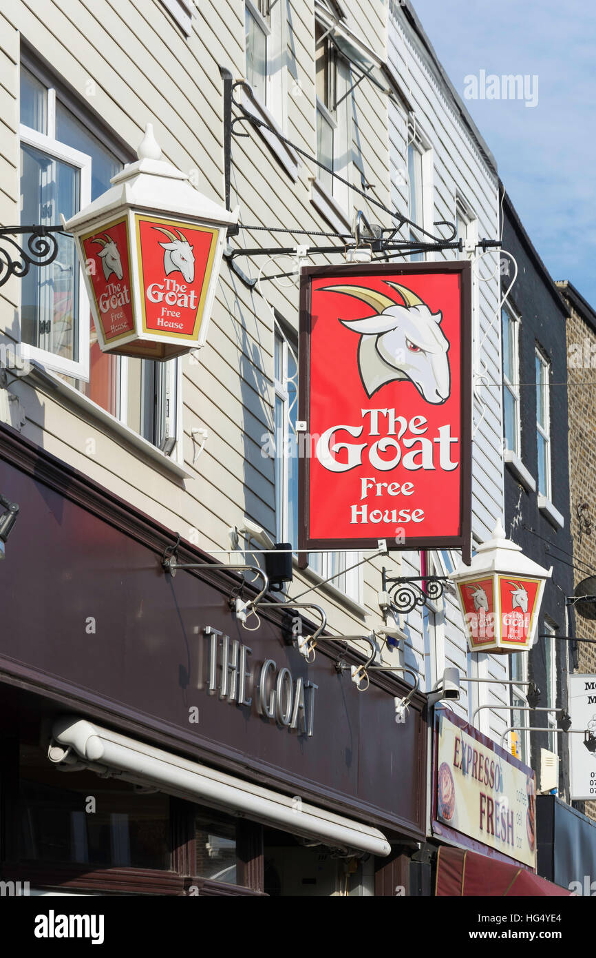 The Goat Inn, High Street, Sheerness, Isle of Sheppey, Kent, England, United Kingdom Stock Photo
