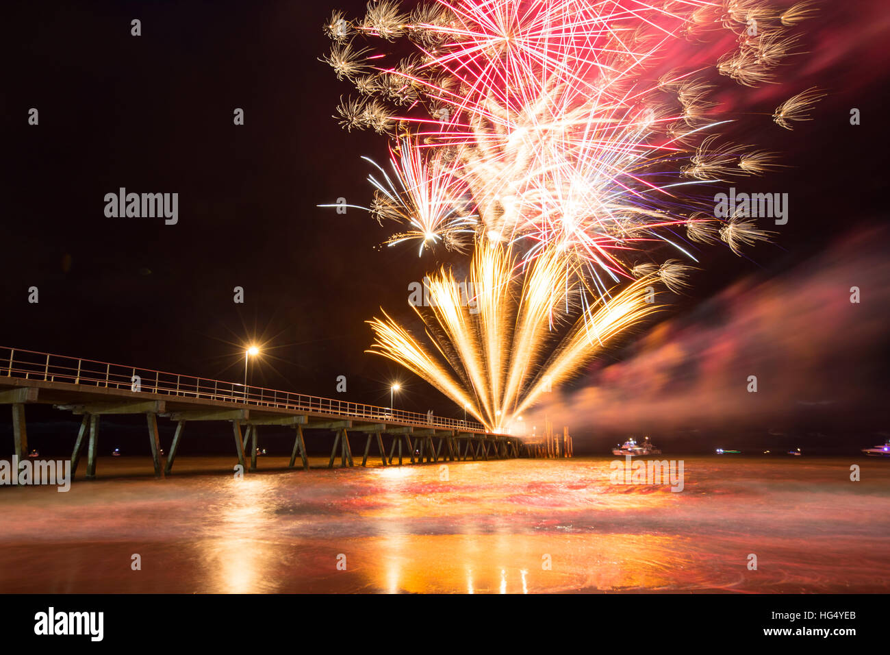 Adelaide fireworks hires stock photography and images Alamy