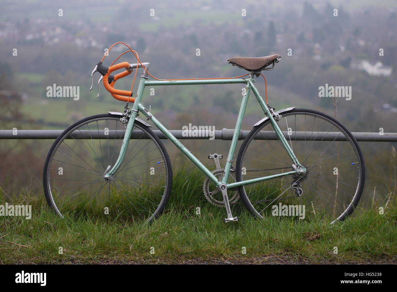 old racing bicycle