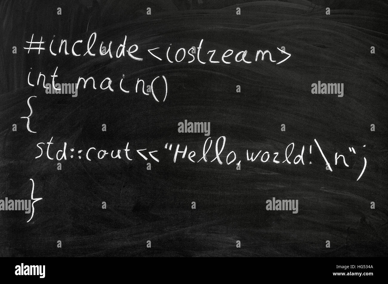 The first program is written with the newly learned programming ...