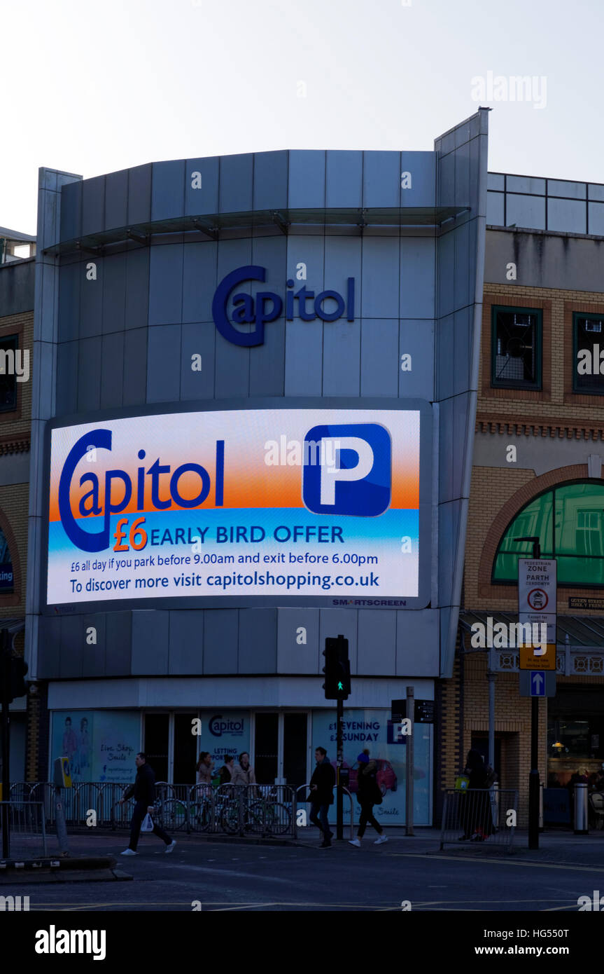 Capitol Centre Cardiff Car Park