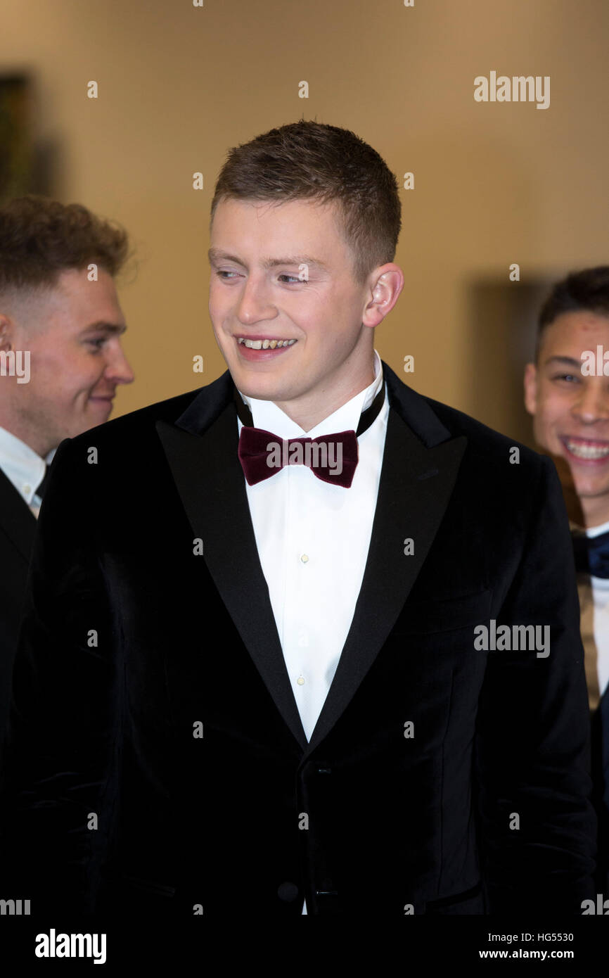 Olympic Swimmer Adam Peaty at the BBC Sports Personality of the Year (SPOTY) awards Stock Photo
