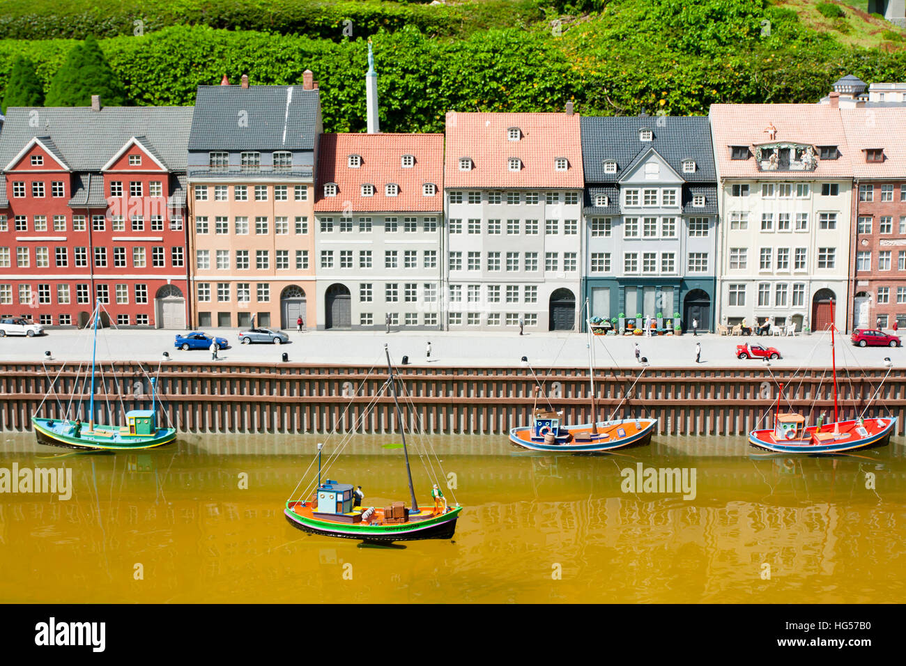 BRUSSELS, BELGIUM - 13 MAY 2016: Miniatures at the park Mini-Europe ...