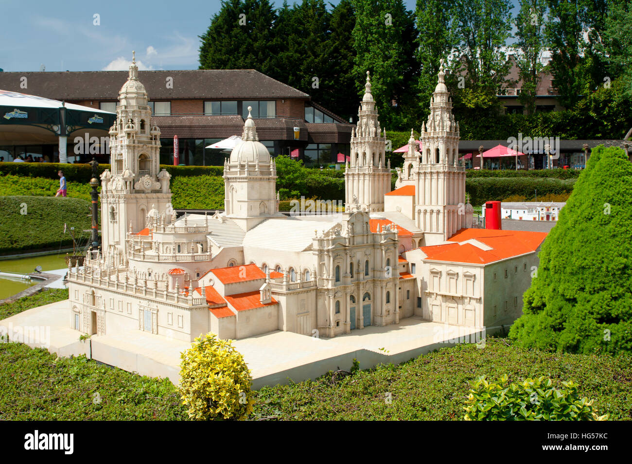 BRUSSELS, BELGIUM - 13 MAY 2016: Miniatures at the park Mini-Europe ...
