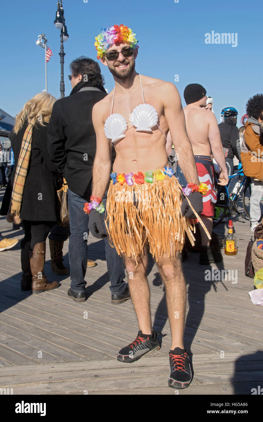 Hula skirt man hi-res stock photography and images - Alamy