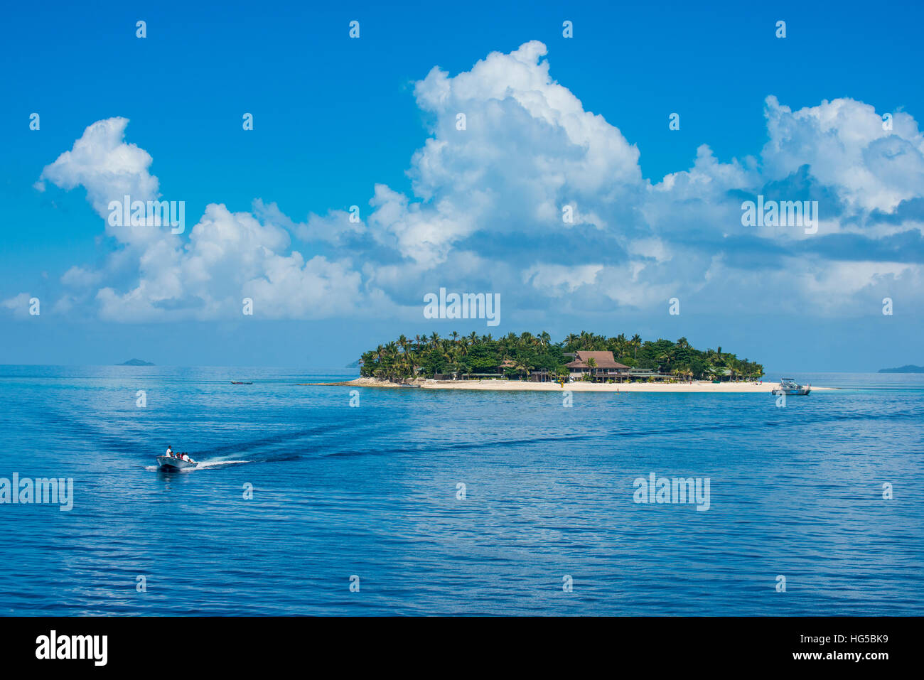 Treasure Island, Mamanuca Islands, Fiji, South Pacific Stock Photo