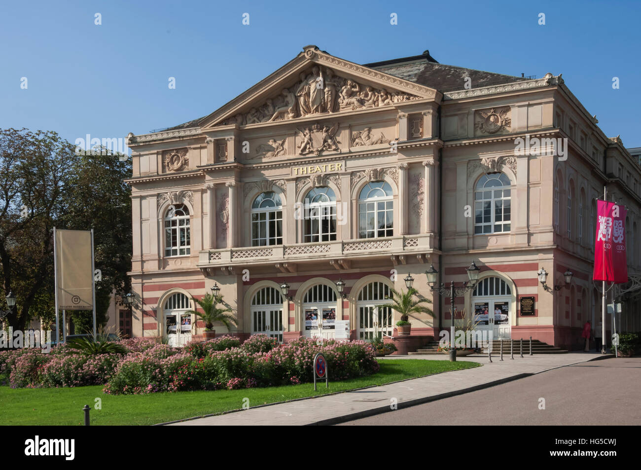 City Theatre, Baden Baden, Black Forest, Baden-Wurttemberg, Germany Stock Photo