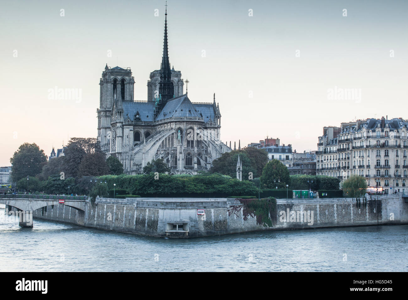 Notre Dame de Paris Cathedral, UNESCO, Paris, France Stock Photo