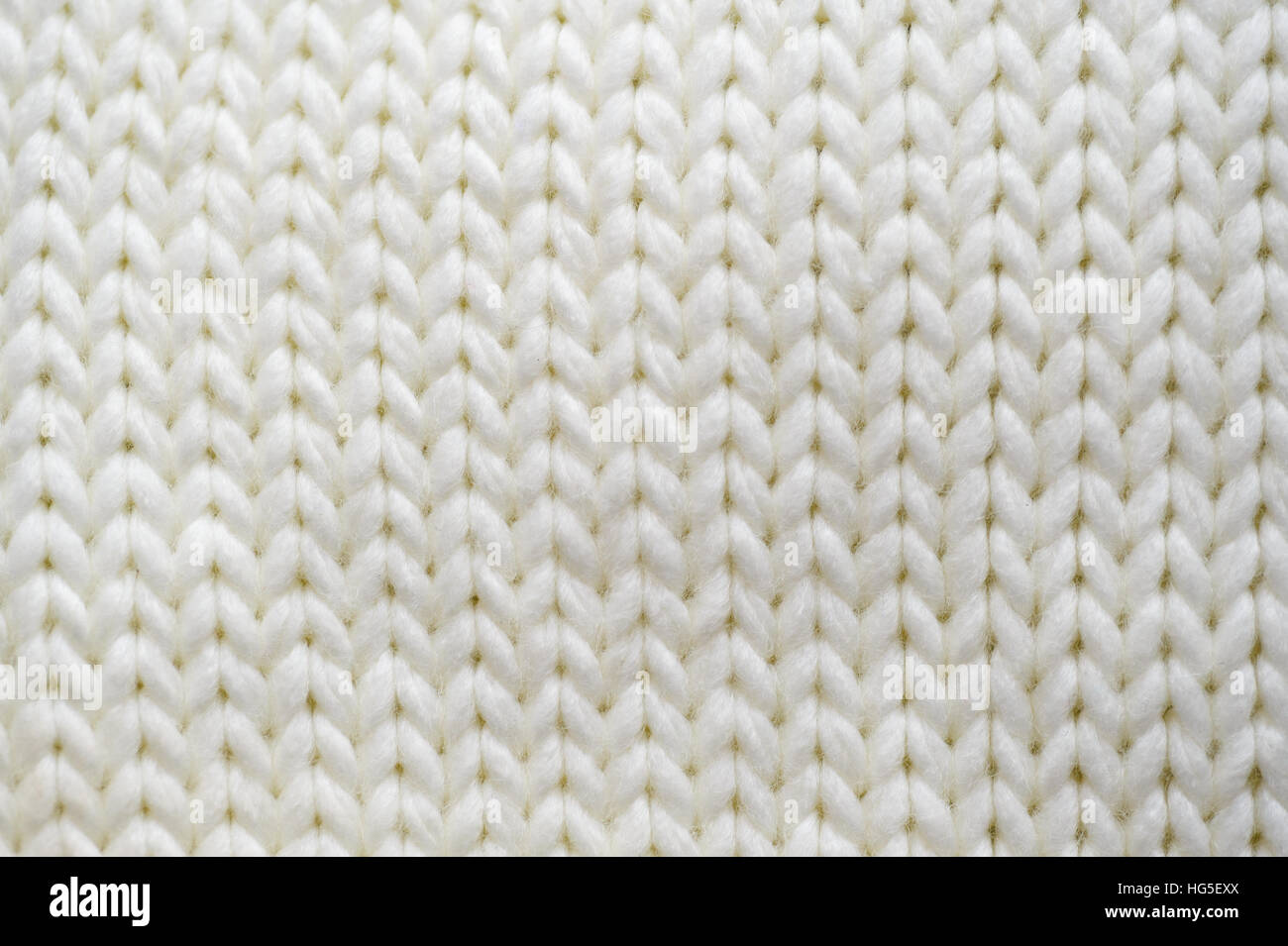 texture white knitted scarf Stock Photo