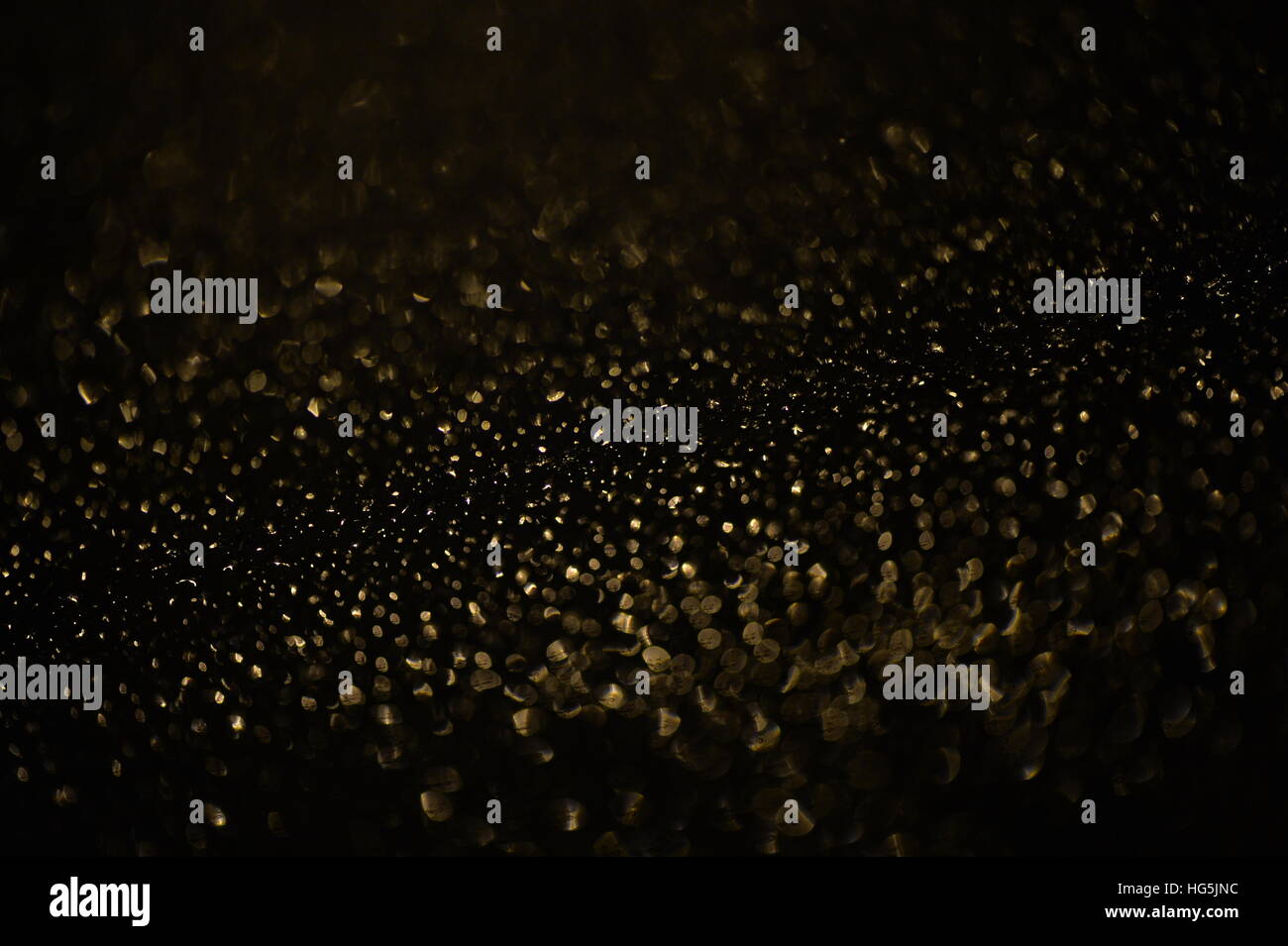 Drops of rain on window with abstract lights. road light bokeh, City ...