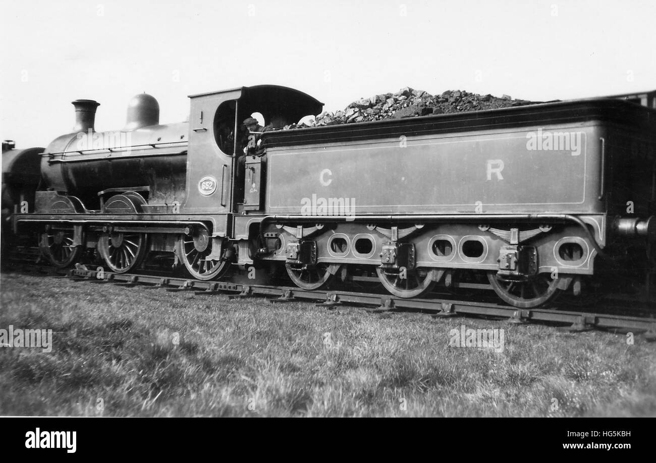 Caledonian Railway 652 0-6-0 'Jumbo' steam locomotive Stock Photo