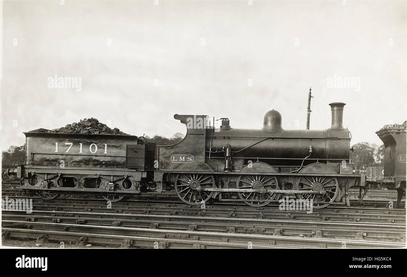 Former Solway Junction and Caledonian Railway 0-6-0 as LMS 17101 Stock Photo