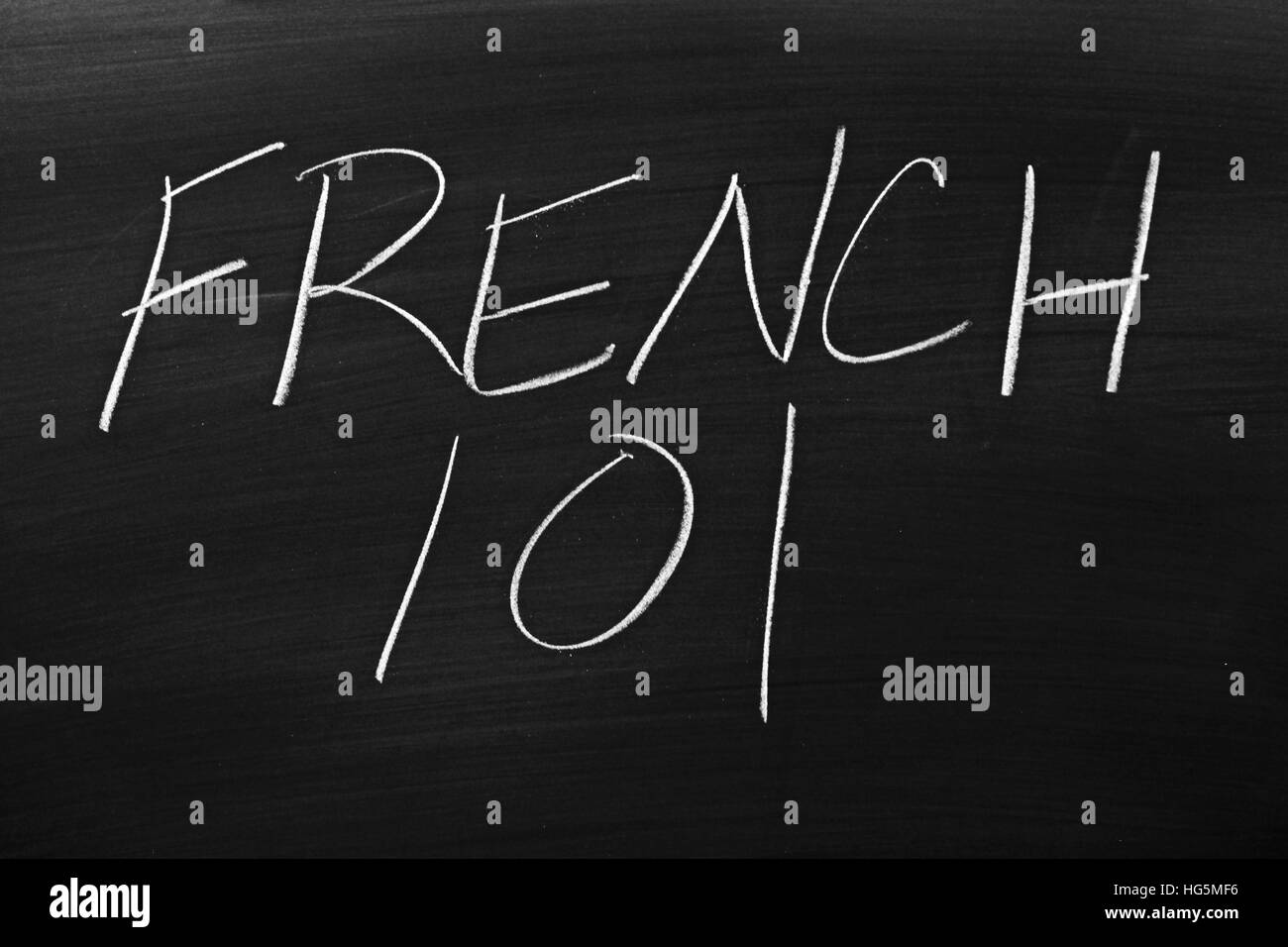 French Class Blackboard High Resolution Stock Photography and Images