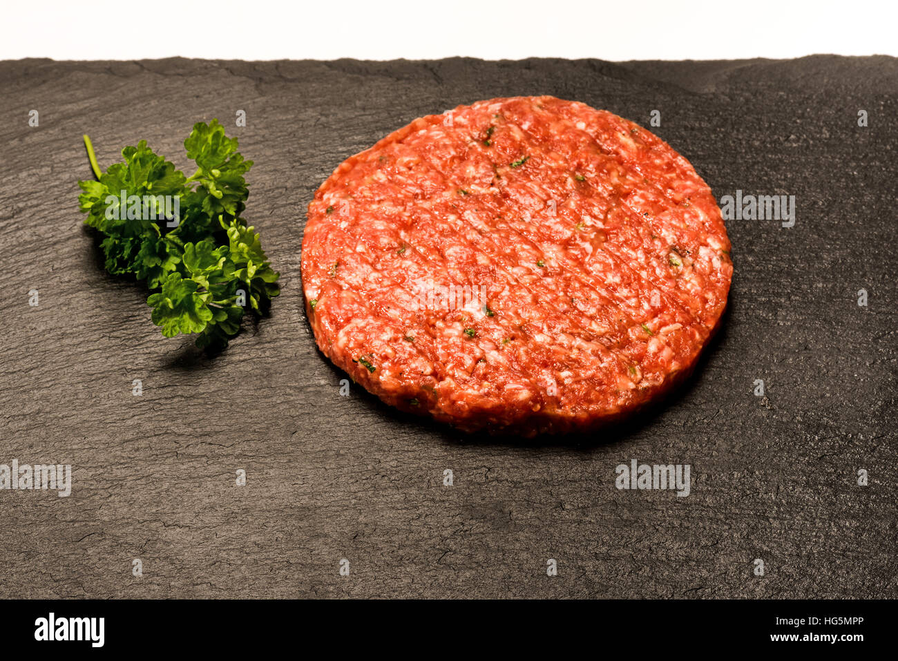 hamburger Patties Patty Meat. Fastfood, raw beef fresh round uniform,   hamburgerpatties, meatballs, hamburgers,  shape, shapes, Stock Photo