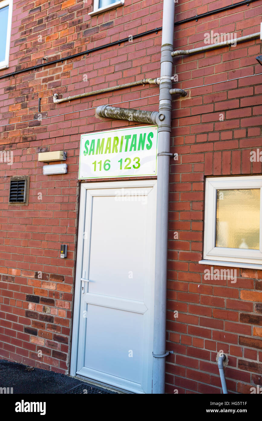 Samaritans Scunthorpe town struggling to cope Scunthorpe and District Samaritans confidential emotional support people distress Stock Photo