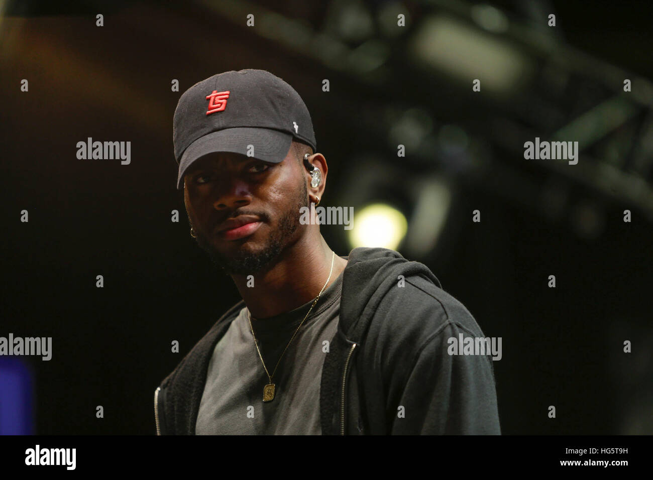 Bryson Tiller performs at Hot 97 Summer Jam 2016 at Metlife Stadium in East Rutherford, New Jersey. Stock Photo