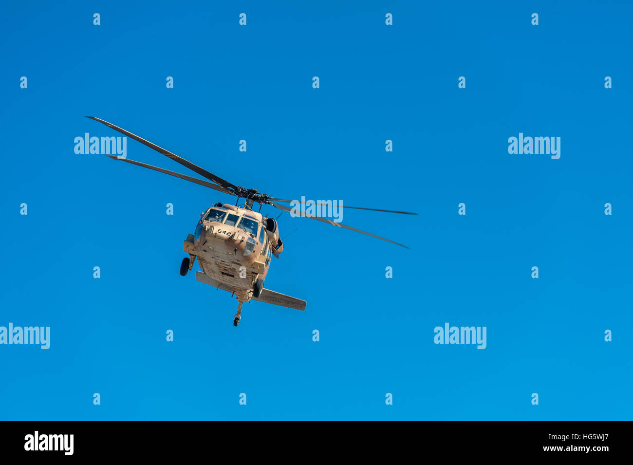 Israel, IDF, Sikorsky UH-60 Black Hawk helicopter Stock Photo