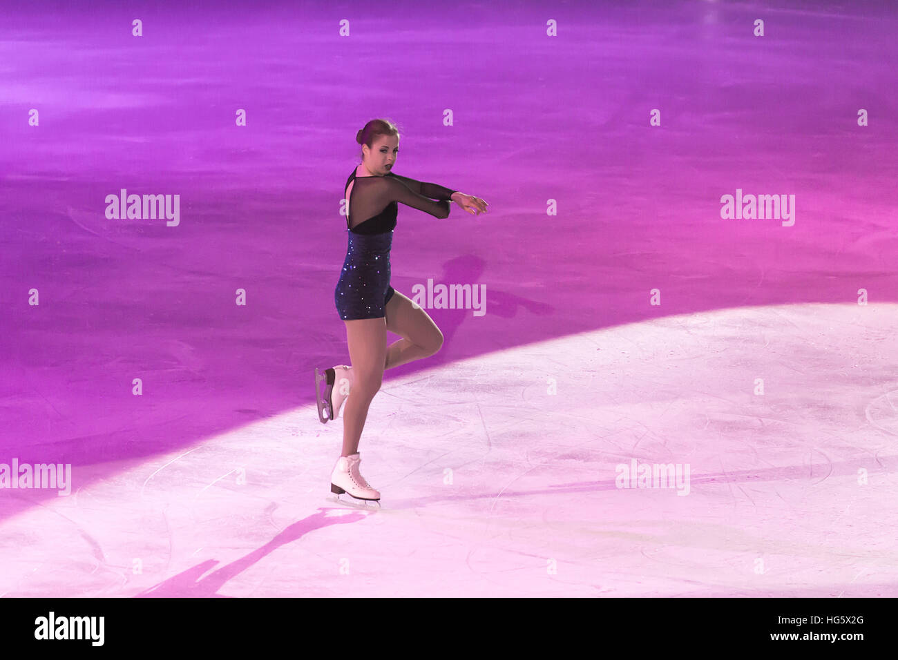 The Italian figure skating champion Carolina Kostner Stock Photo Alamy