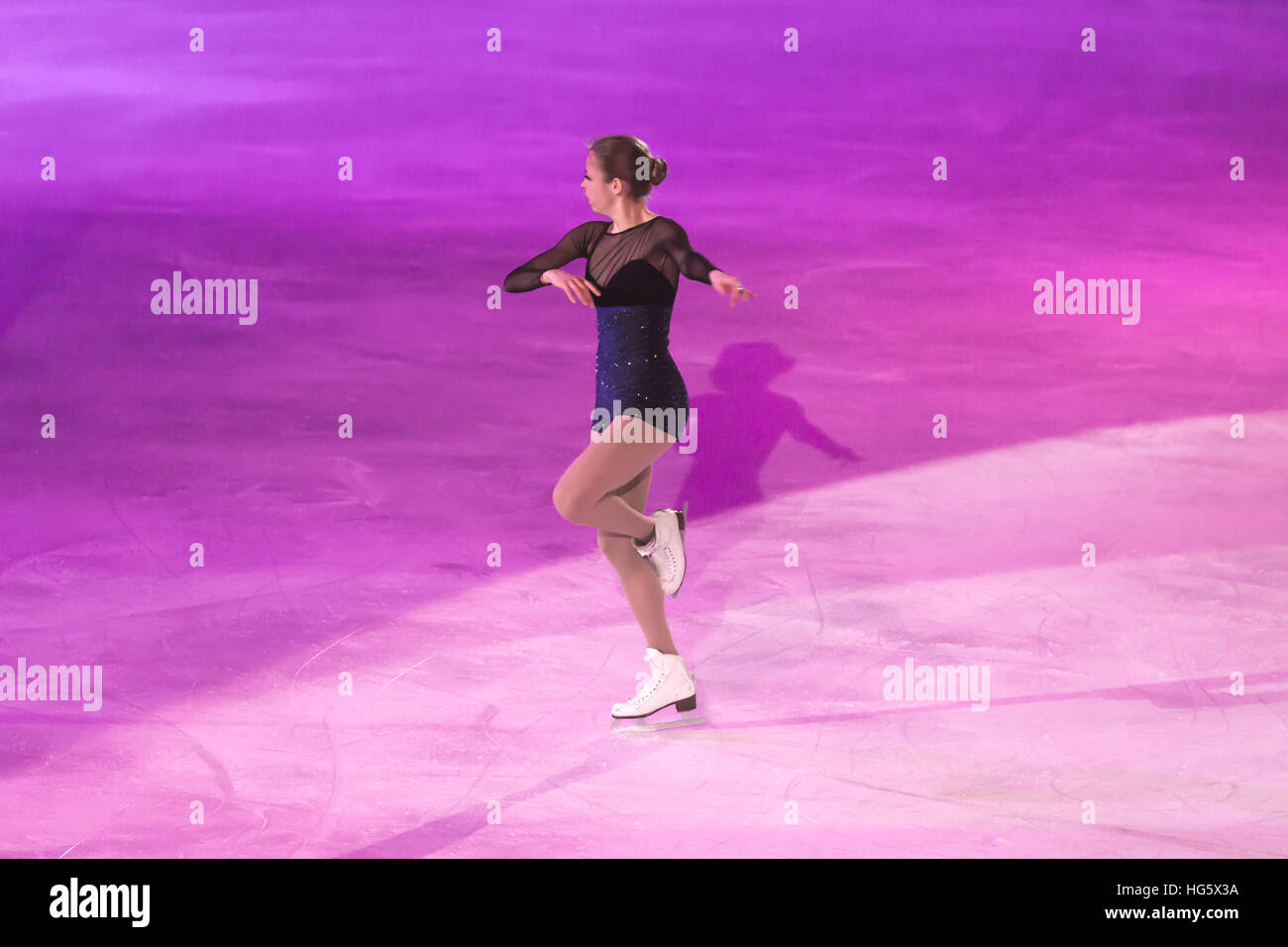 The italian figure skating champion Carolina Kostner Stock Photo Alamy