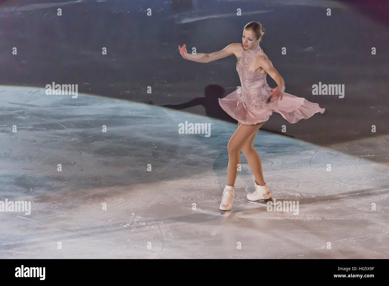 The Italian figure skating champion Carolina Kostner Stock Photo Alamy