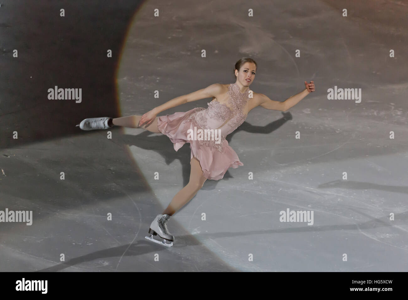 The italian figure skating champion Carolina Kostner Stock Photo Alamy