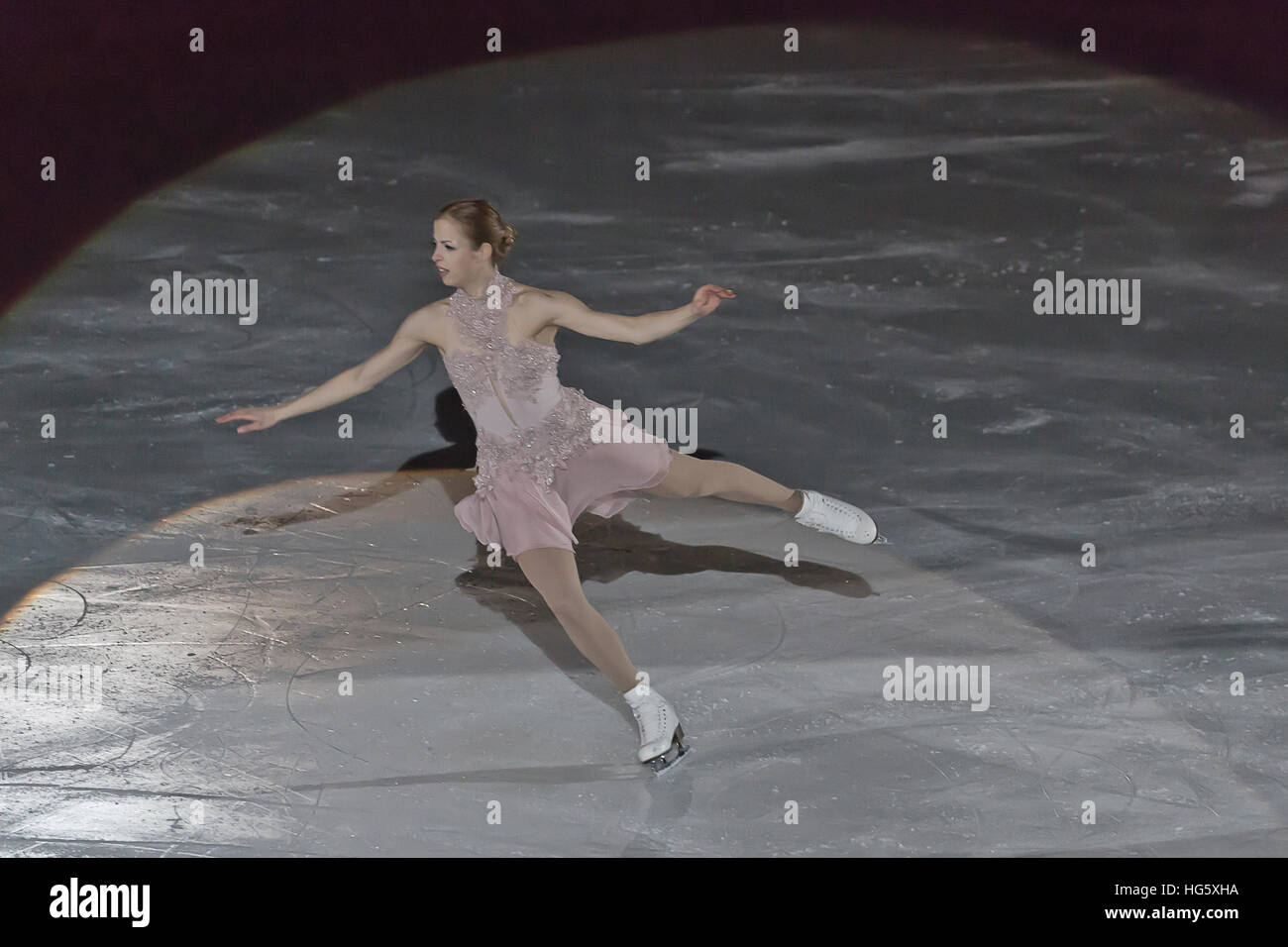 The Italian figure skating champion Carolina Kostner Stock Photo Alamy