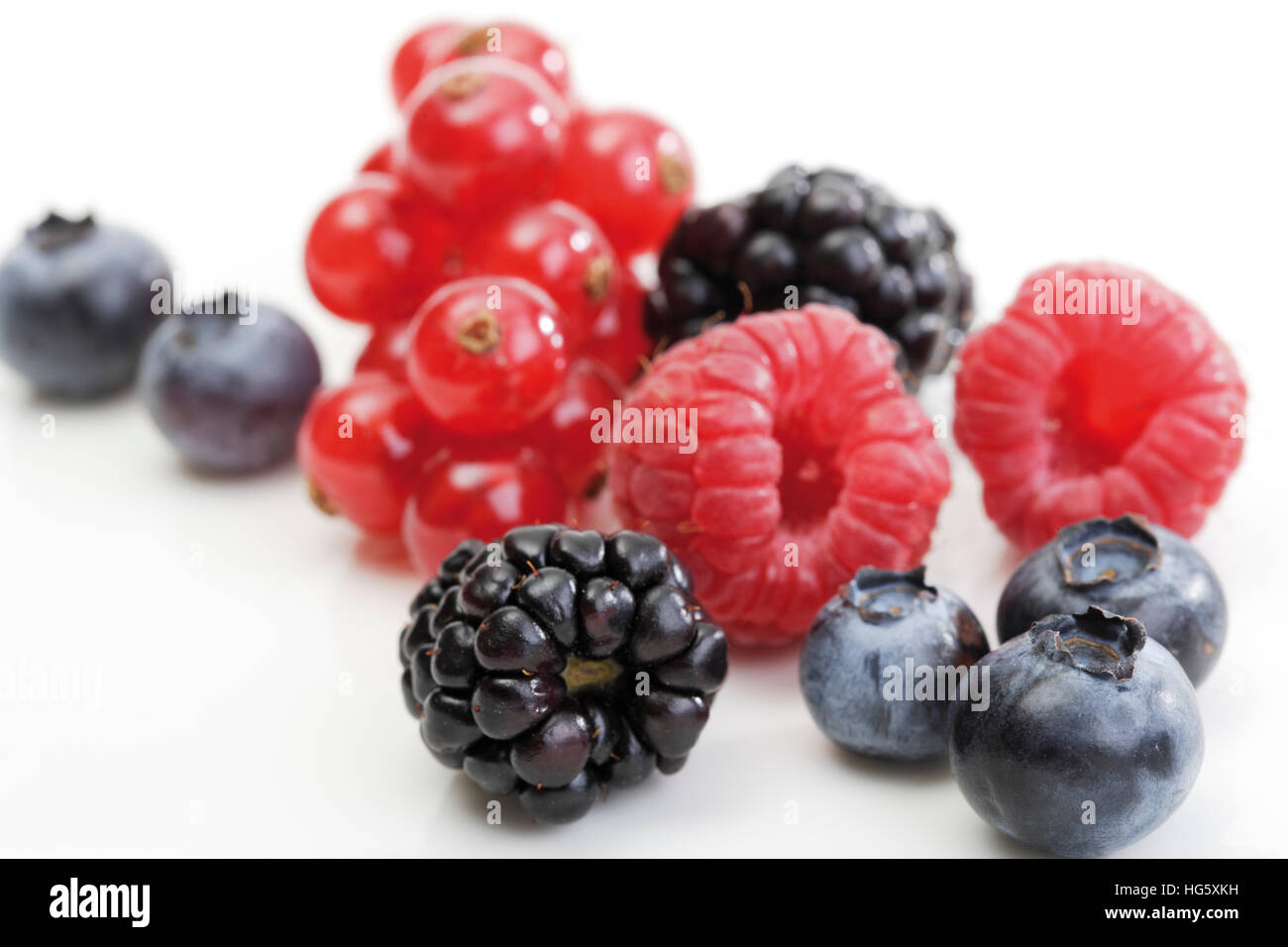 Mix of berries Stock Photo