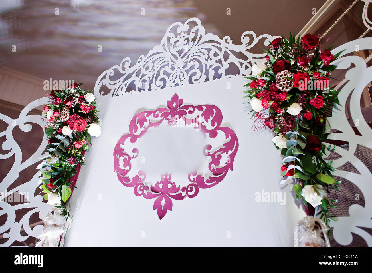 Wedding photo zone hi-res stock photography and images - Alamy