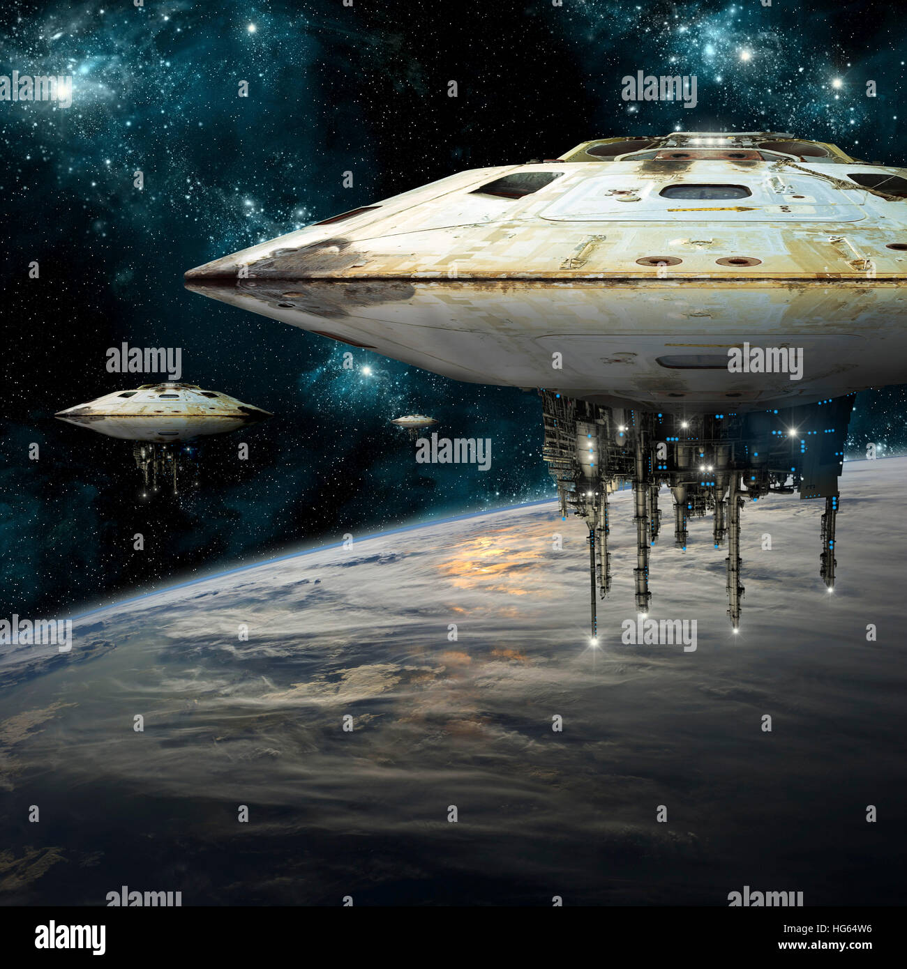 Spaceships hi res stock photography and images alamy